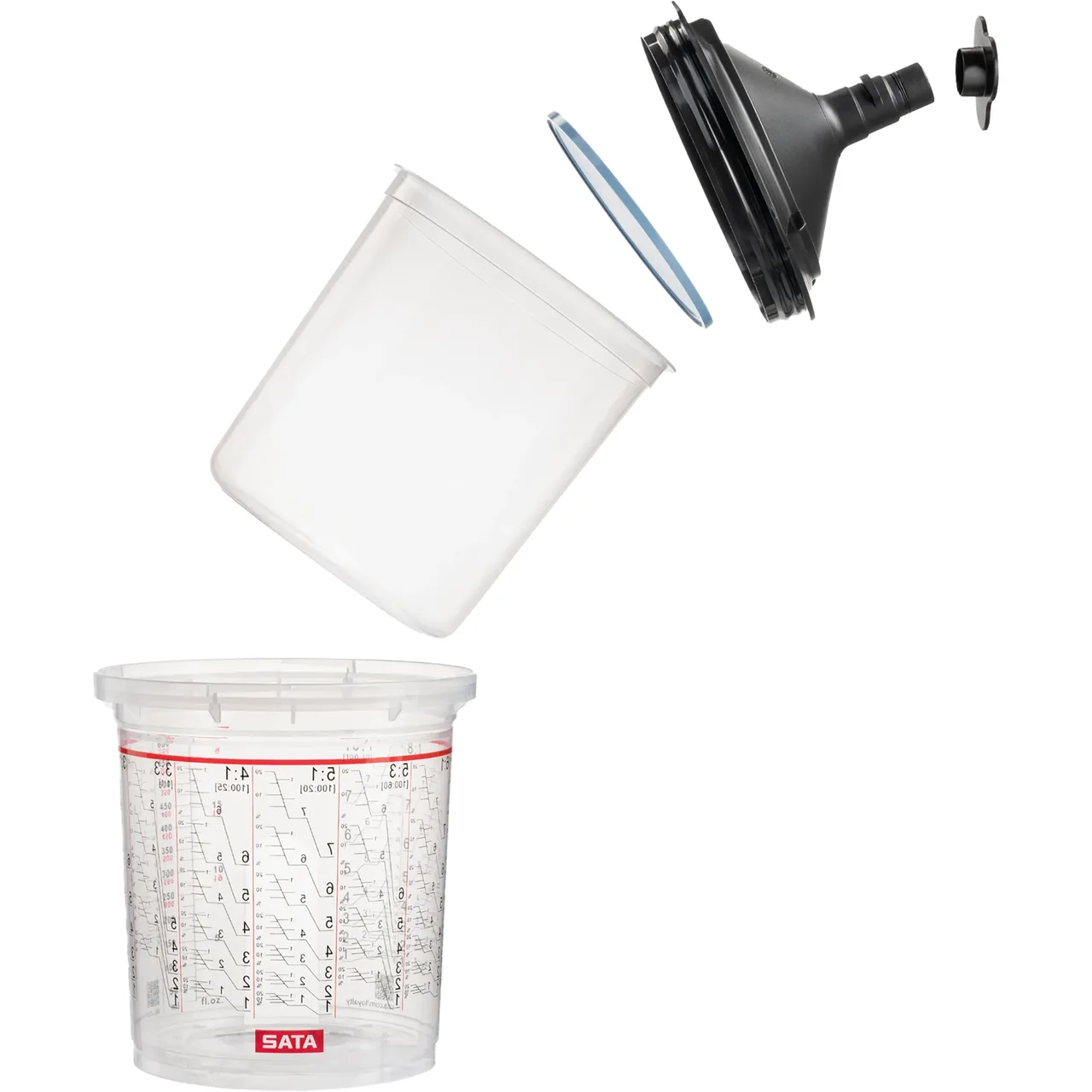 LCS 0.65 l - the Liner - 125 µm flat sieve [pack of 50 pieces] 50set/pk