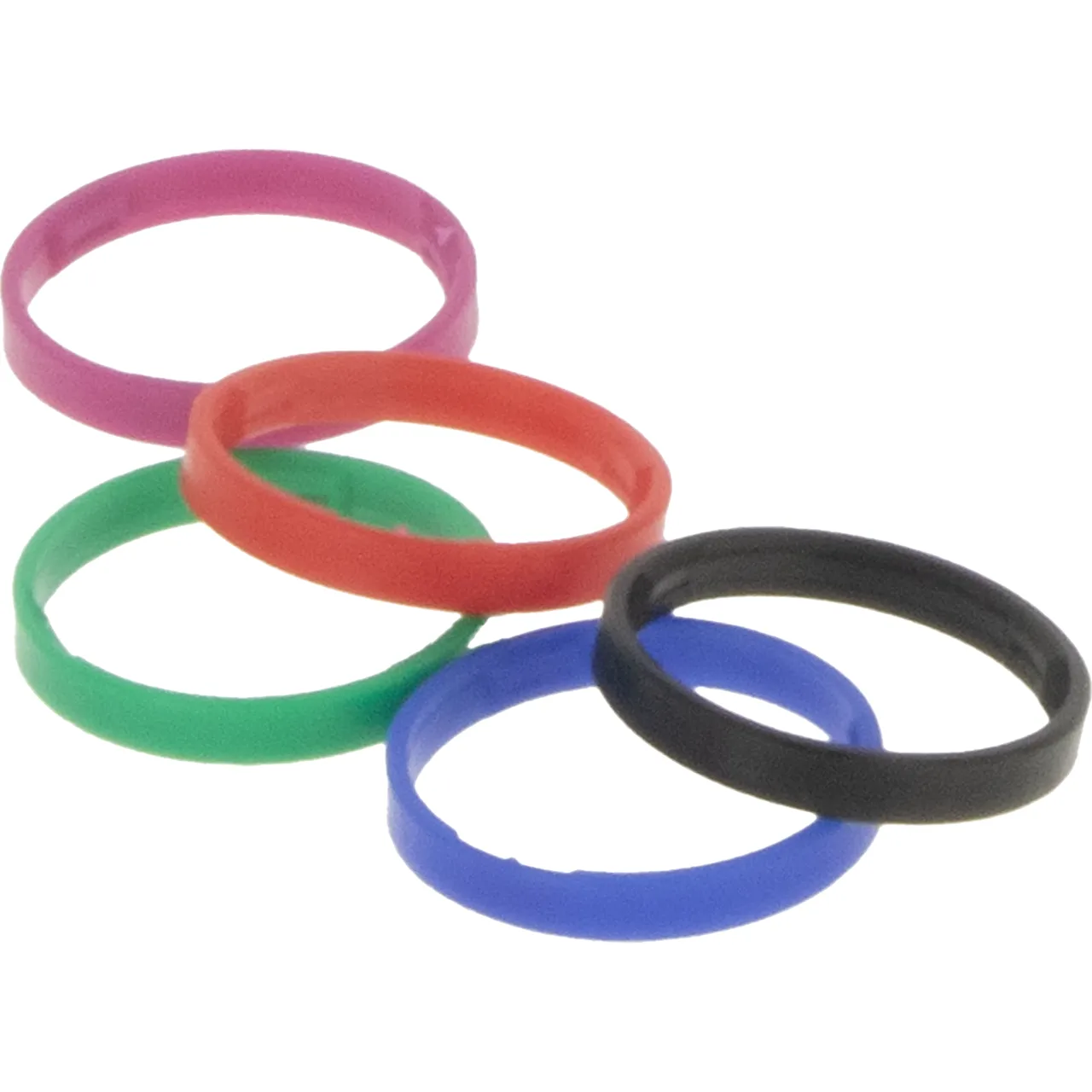 CCS rings, green, blue, red, black and purple (pack of 5 pieces) [for jet X, jet K] 5 ad/1 pk