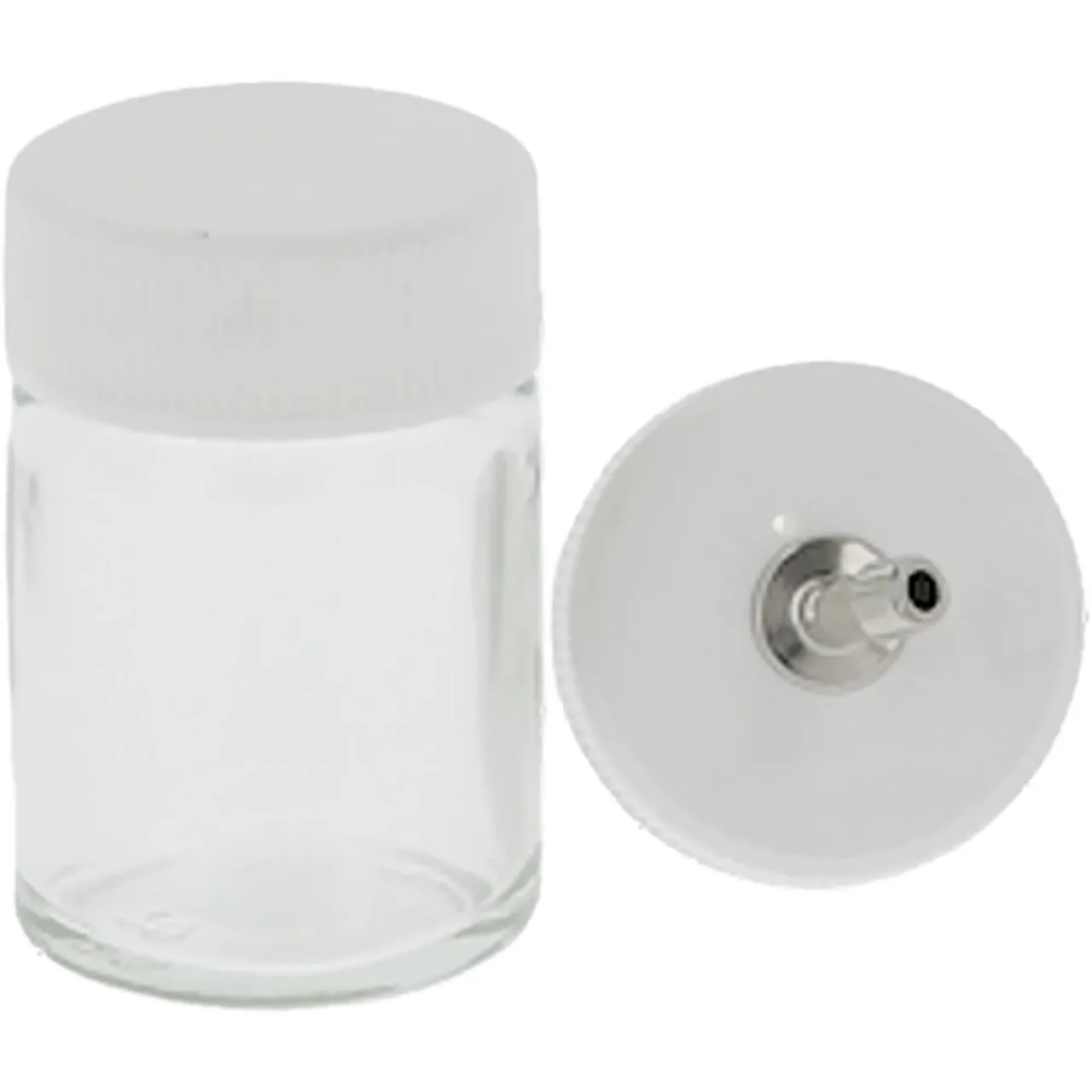 15 ml Cam Hazne Seti ( 5 Adet Hazne, 5 Adet Kapak ve 1 tane emiş borusu ) (SATAGRAPH 2 için) 5 ad/1 pk