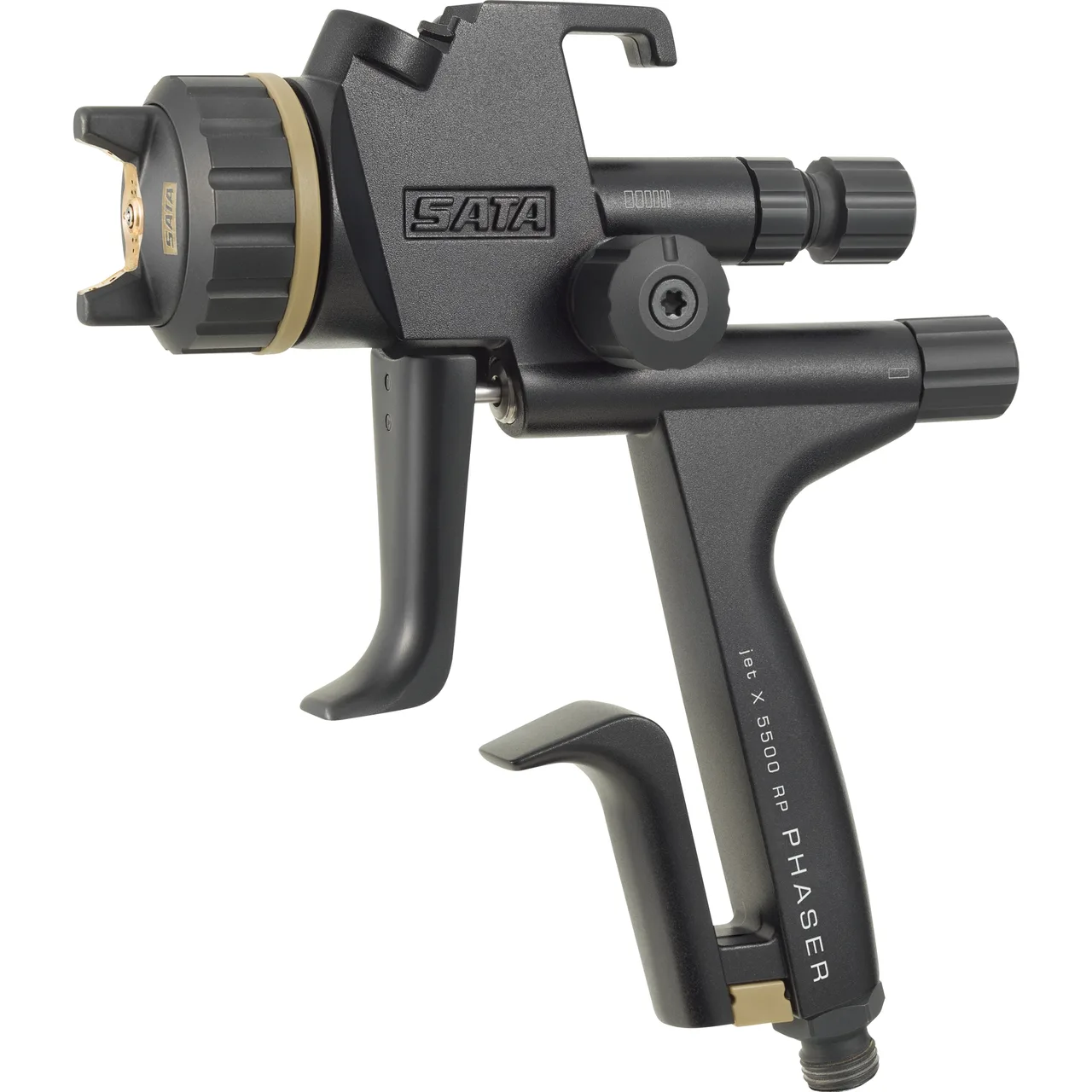 SATAjet X 5500 RP PHASER, nozzle size 1.3 O, with 2 RPS multi-purpose cups 0.6 l / 0.9 l, with swivel joint 1 ad.