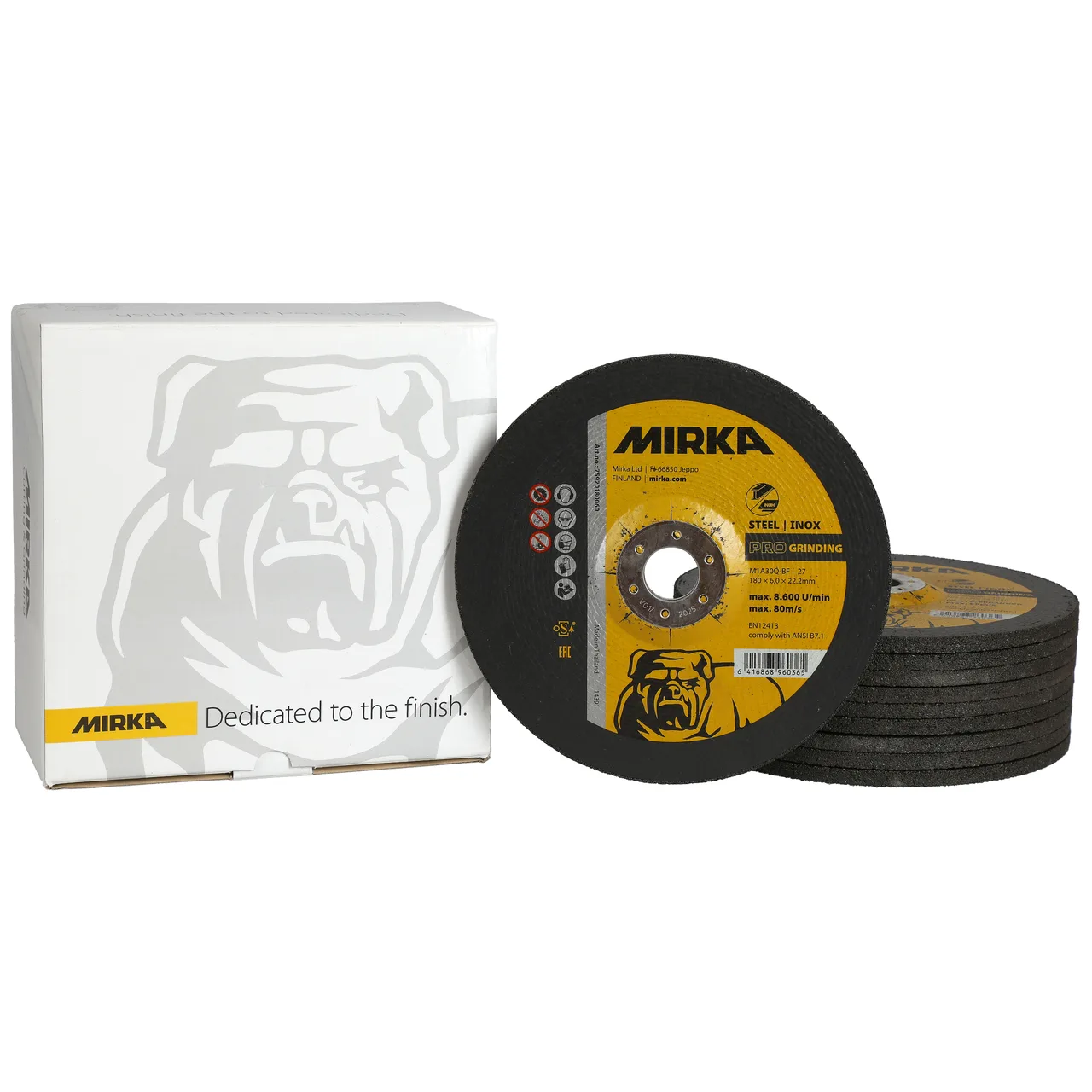 Mirka PRO Grinding 180x6,0x22,2mm M1A30R-BF I/S 10