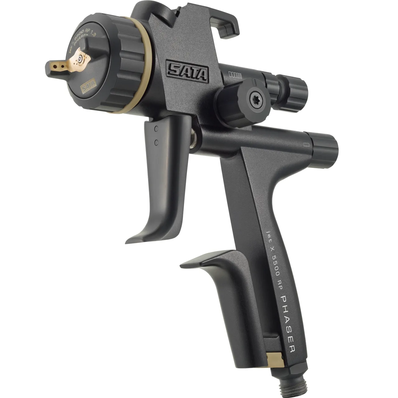 SATAjet X 5500 RP PHASER, nozzle size 1.3 O, with 2 RPS multi-purpose cups 0.6 l / 0.9 l, with swivel joint 1 ad.