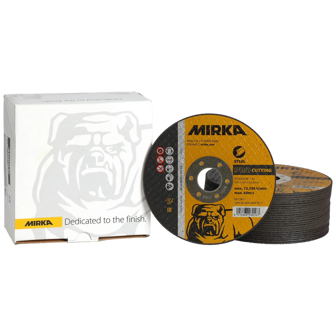 Mirka PRO Kesme 125x2,0x22,2mm M1A30S-BF Steel 25