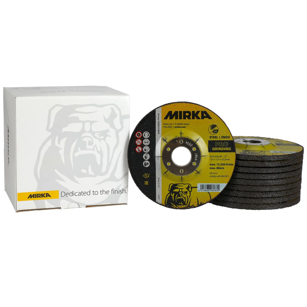 Mirka PRO Grinding 125x7,0x22,2mm M1A24Q-BF I/S 10