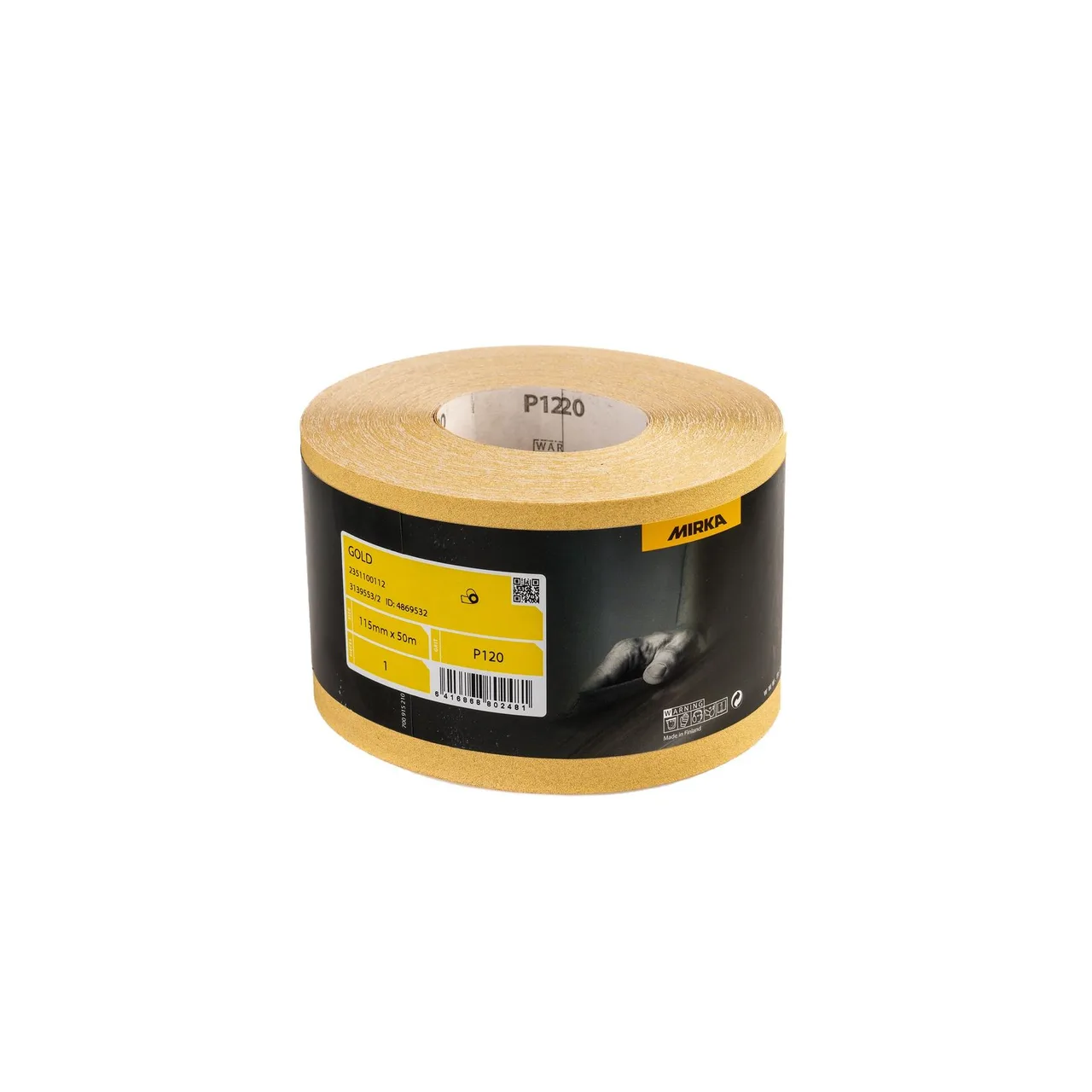 GOLD 115mm x 50m RULO P120