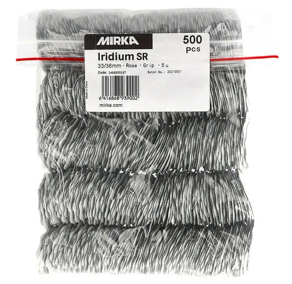 IRIDIUM SR 33/36mm Rose Cırt 5μ, 500/paket