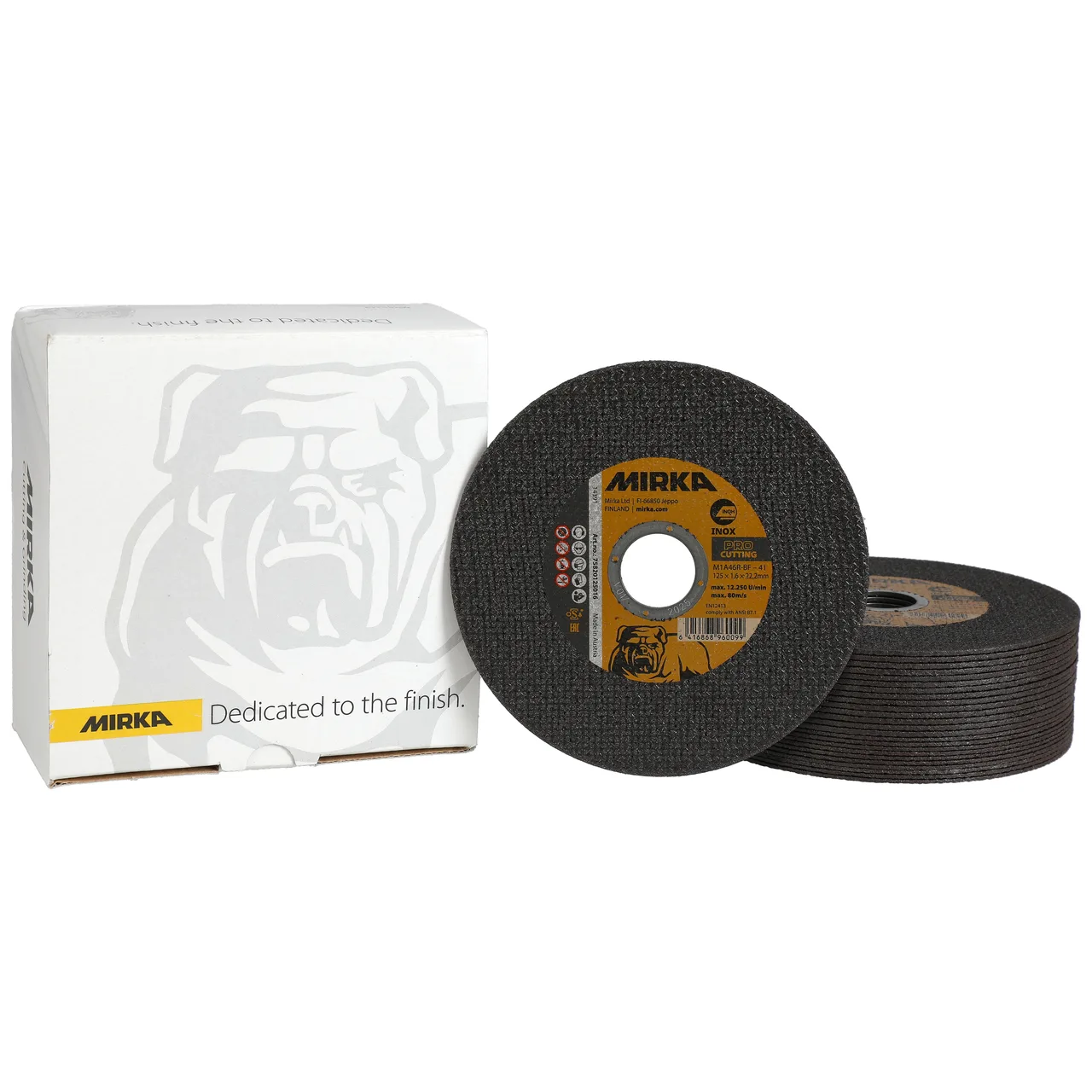 Mirka PRO Kesme 125x1,6x22,2mm M1A46R-BF Inox 25