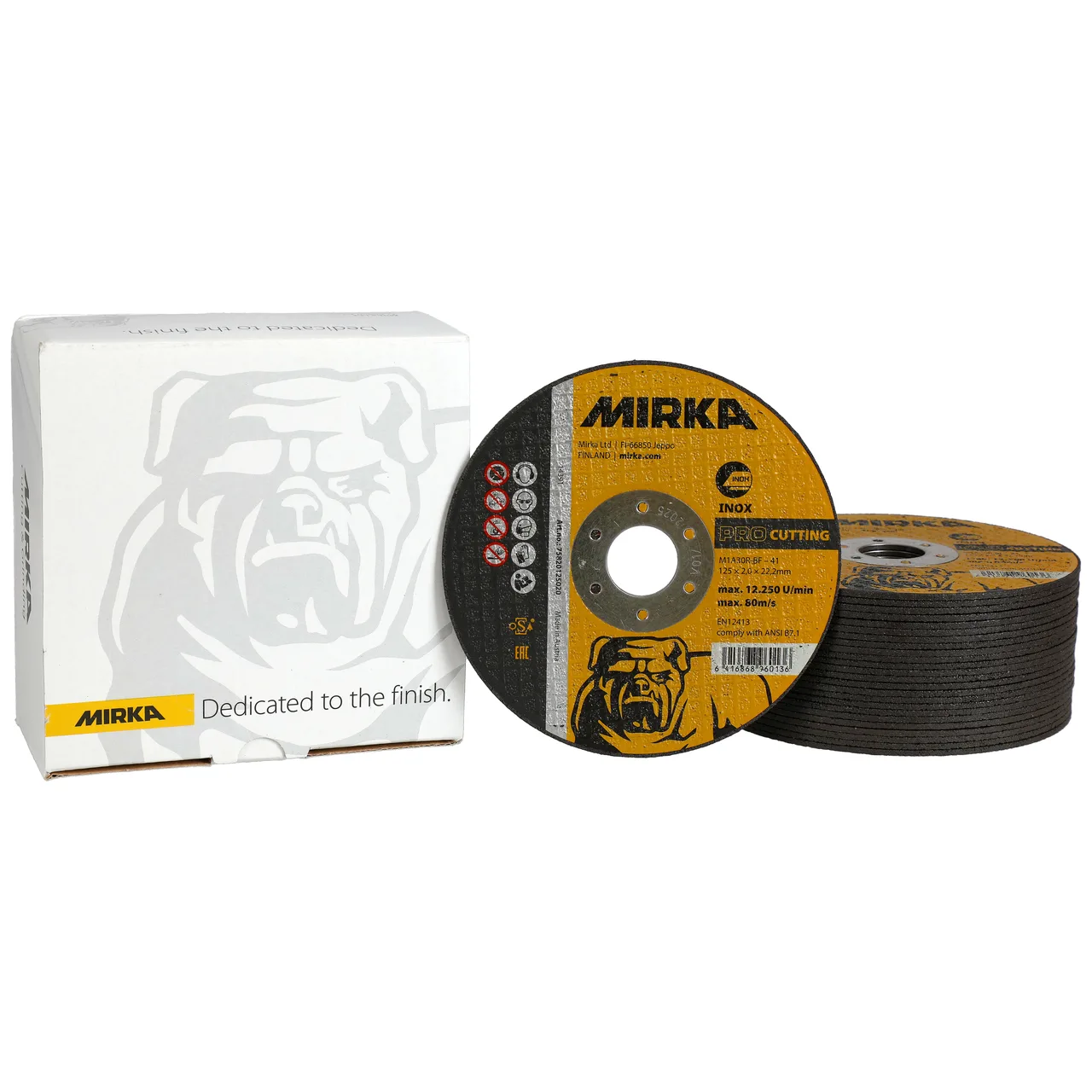 Mirka PRO Kesme 125x2,0x22,2mm M1A30R-BF Inox 25
