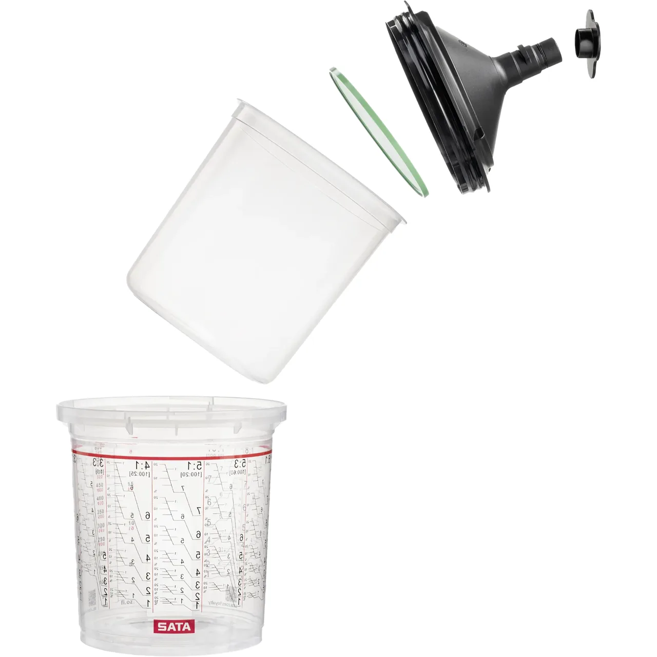 LCS 0.65 l - the Liner - 200 µm flat sieve [pack of 50 pieces] 50set/pk