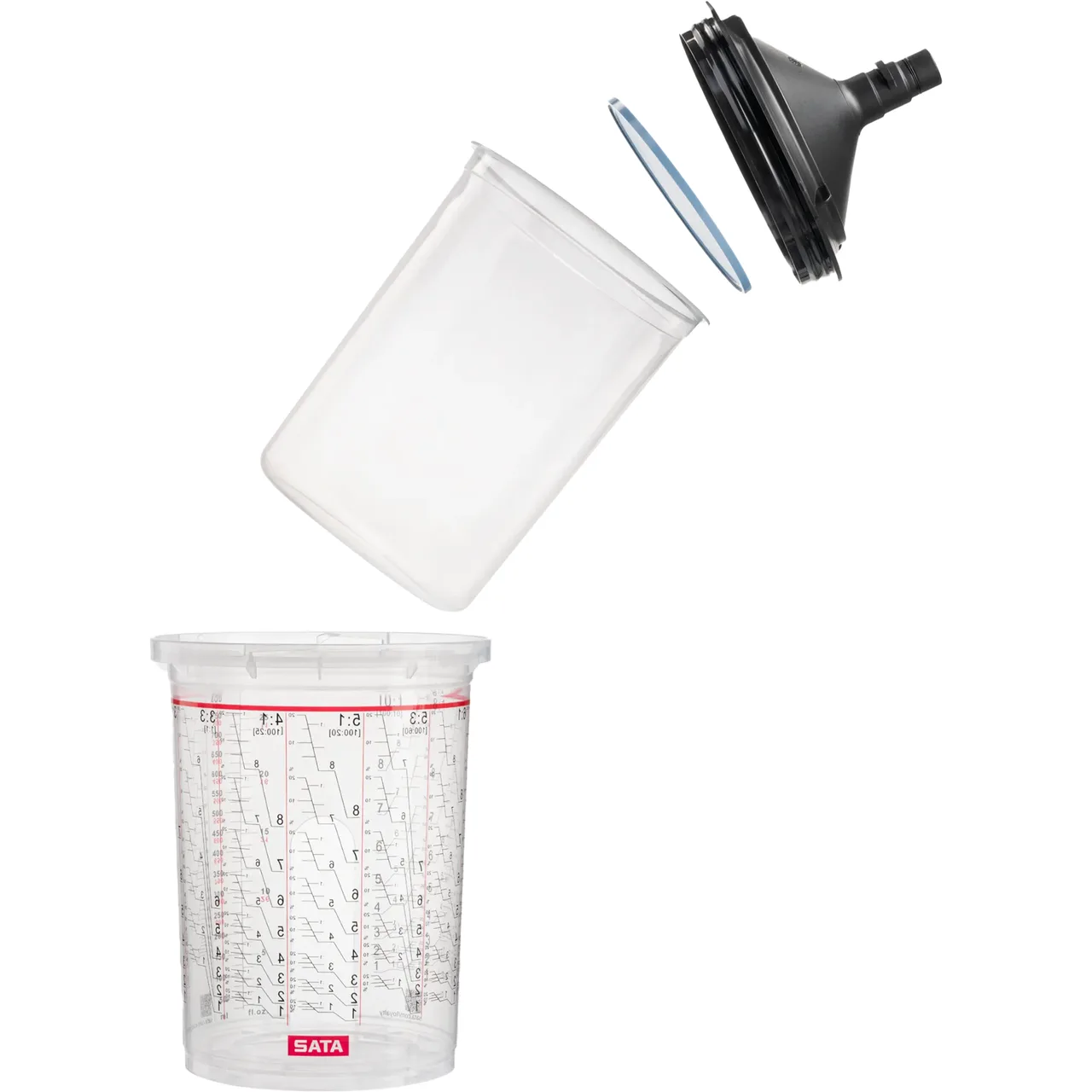 LCS 0.85 l - the Liner - 125 µm flat sieve [pack of 50 pieces] 50set/pk