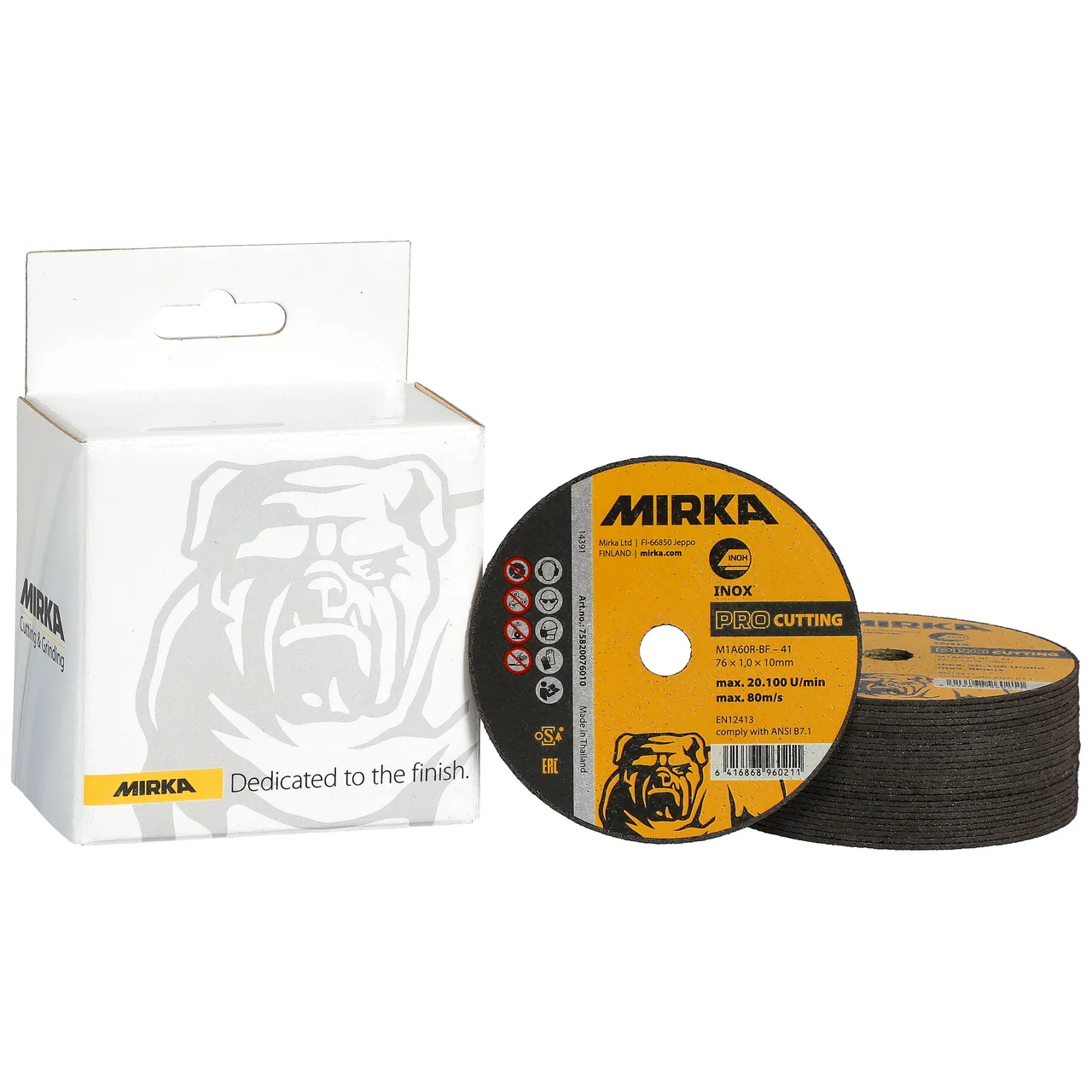 Mirka PRO Kesme 76x1,0x10mm M1A60R-BF Inox 25