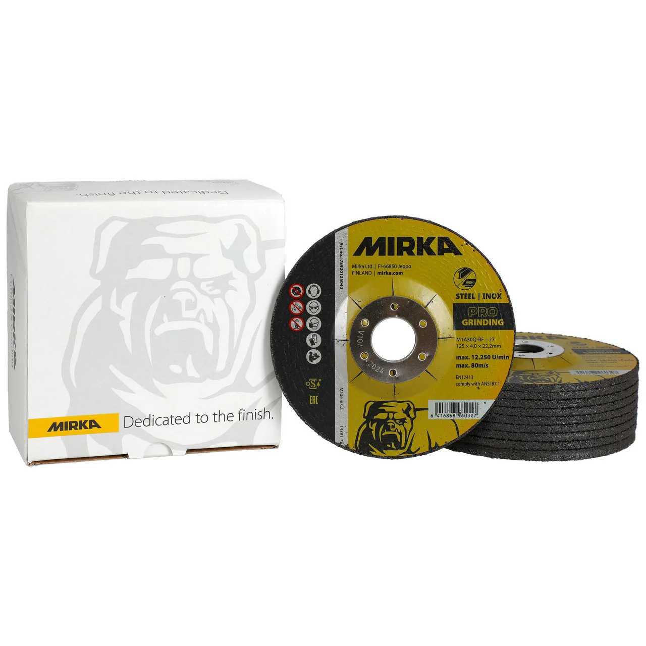 Mirka PRO Grinding 125x4,0x22,2mm M1A30Q-BF I/S 10