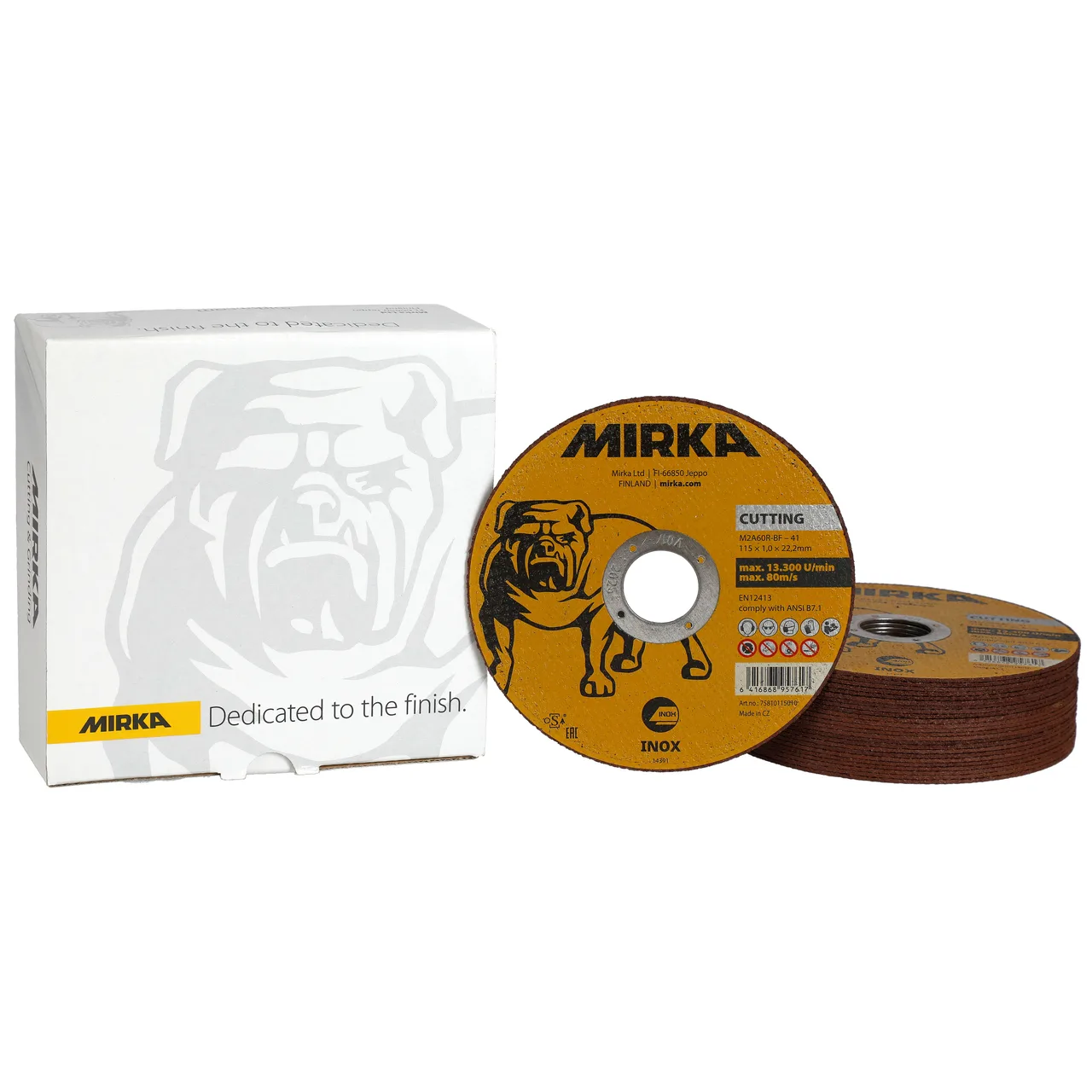 Mirka Kesme Taşı 115x1,0x22,2mm M2A60R-BF Inox 25