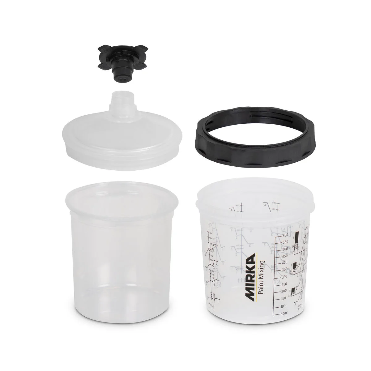 Boya Kabı Sistemi 180ml, Filtreli Kapak 125μm 50/Paket