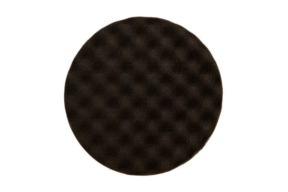 POLİSAJ PEDİ KÖPÜK 150x25mm Siyah Waffle , 2/Paket