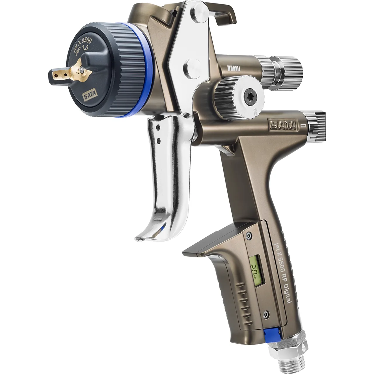 SATAjet X 5500 RP DIGITAL bar nozzle 1.3 O RPS disposable cup 0.6 l / 0.9 l (each 1x), swivel joint 1 ad.