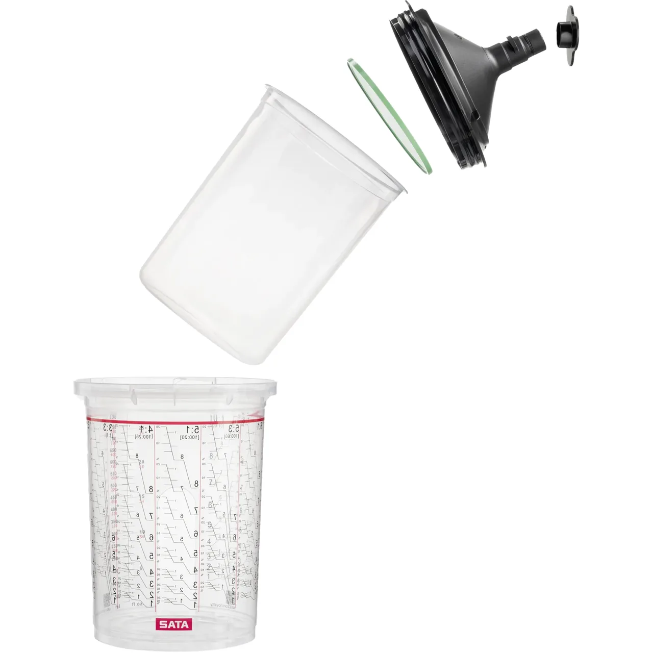 LCS 0.85 l - the Liner - 200 µm flat sieve [pack of 50 pieces] 50set/pk