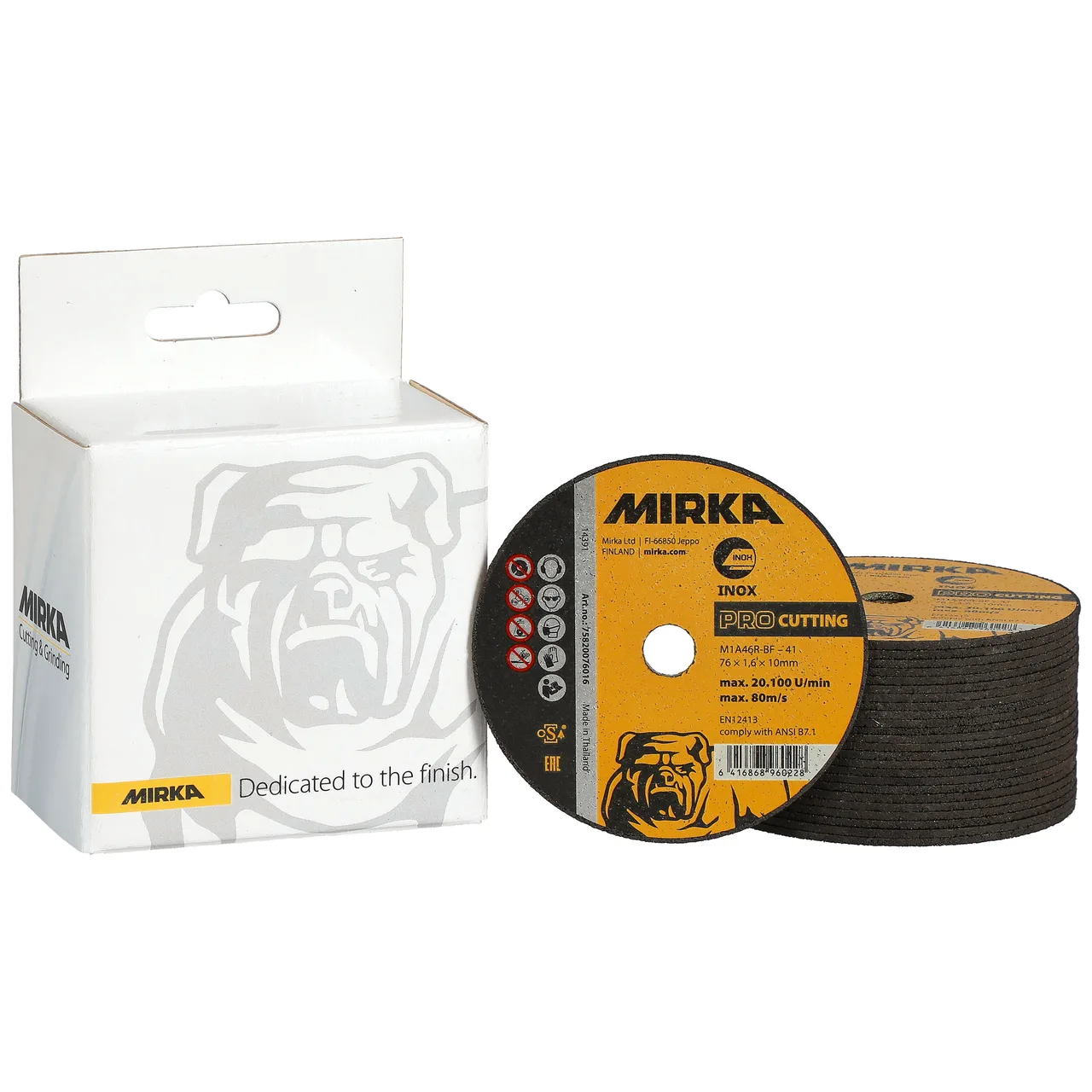 Mirka PRO Kesme 76x1,6x10mm M1A46R-BF Inox 25