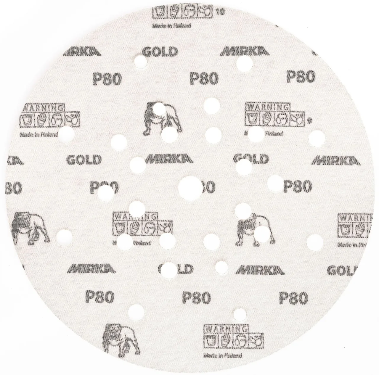 GOLD 225mm Cırt 27D P80, 25/Paket