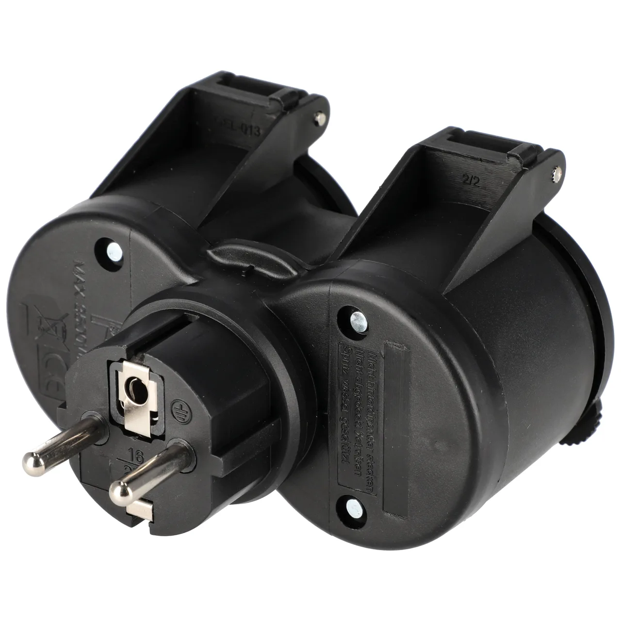Mirka İKİLİ ELEKTRİK ADAPTÖRÜ 230V EU, IP44